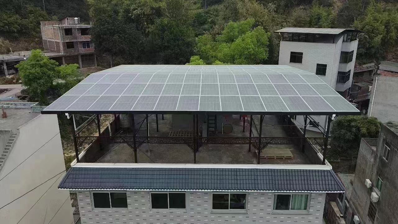 沂源15kw+10kwh自建别墅家庭光伏储能系统